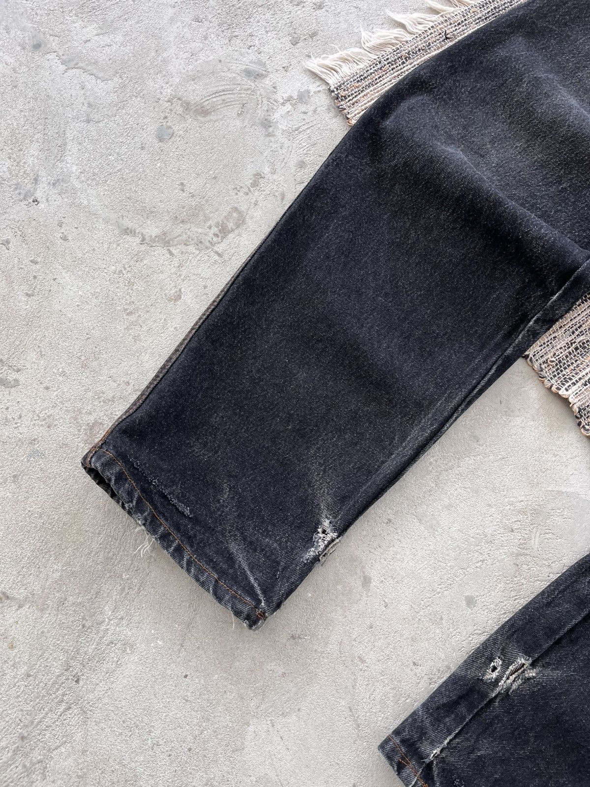 Cowboy Equipment Vintage Cowboy Denim Jeans Black Grey Marlboro Pants Y2K Size US 32 / EU 48 - 6 Thumbnail