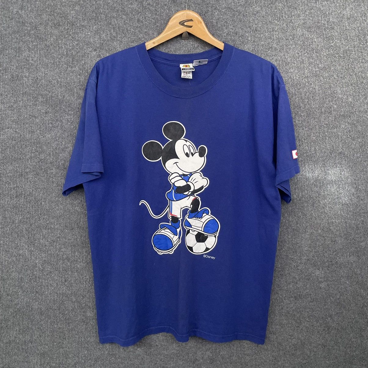 Disney × Vintage Vintage 2006 Japan FA Samurai Blue Football x Mickey Mouse Size US L / EU 52-54 / 3 - 1 Thumbnail