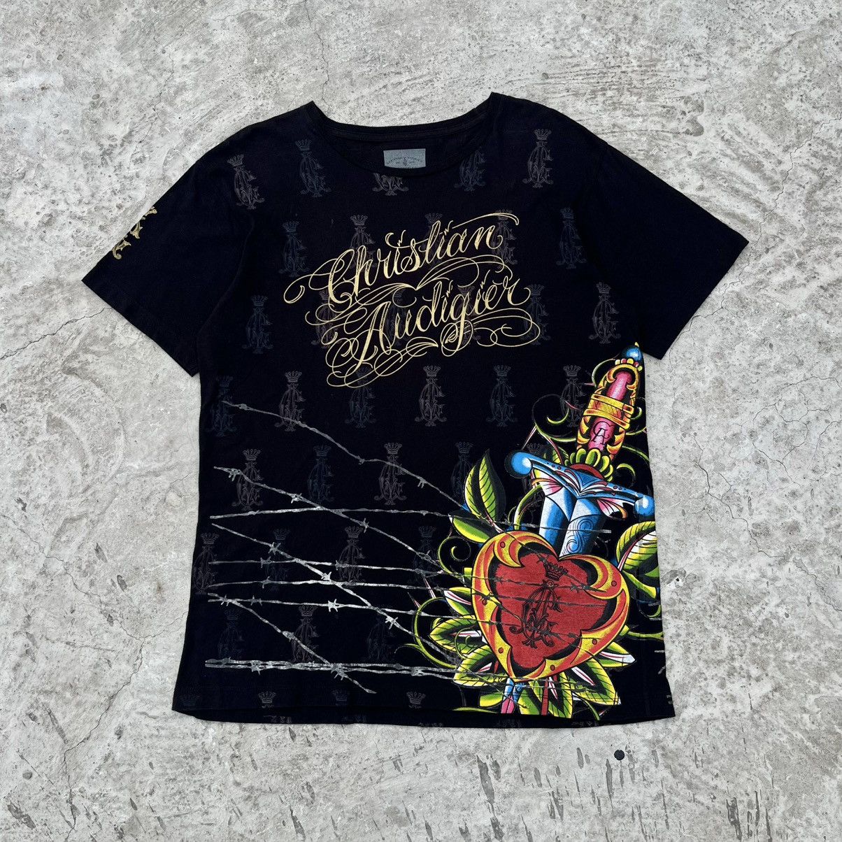 Christian Audigier Christian Audigier Tatoo tee Size US L / EU 52-54 / 3 - 1 Thumbnail