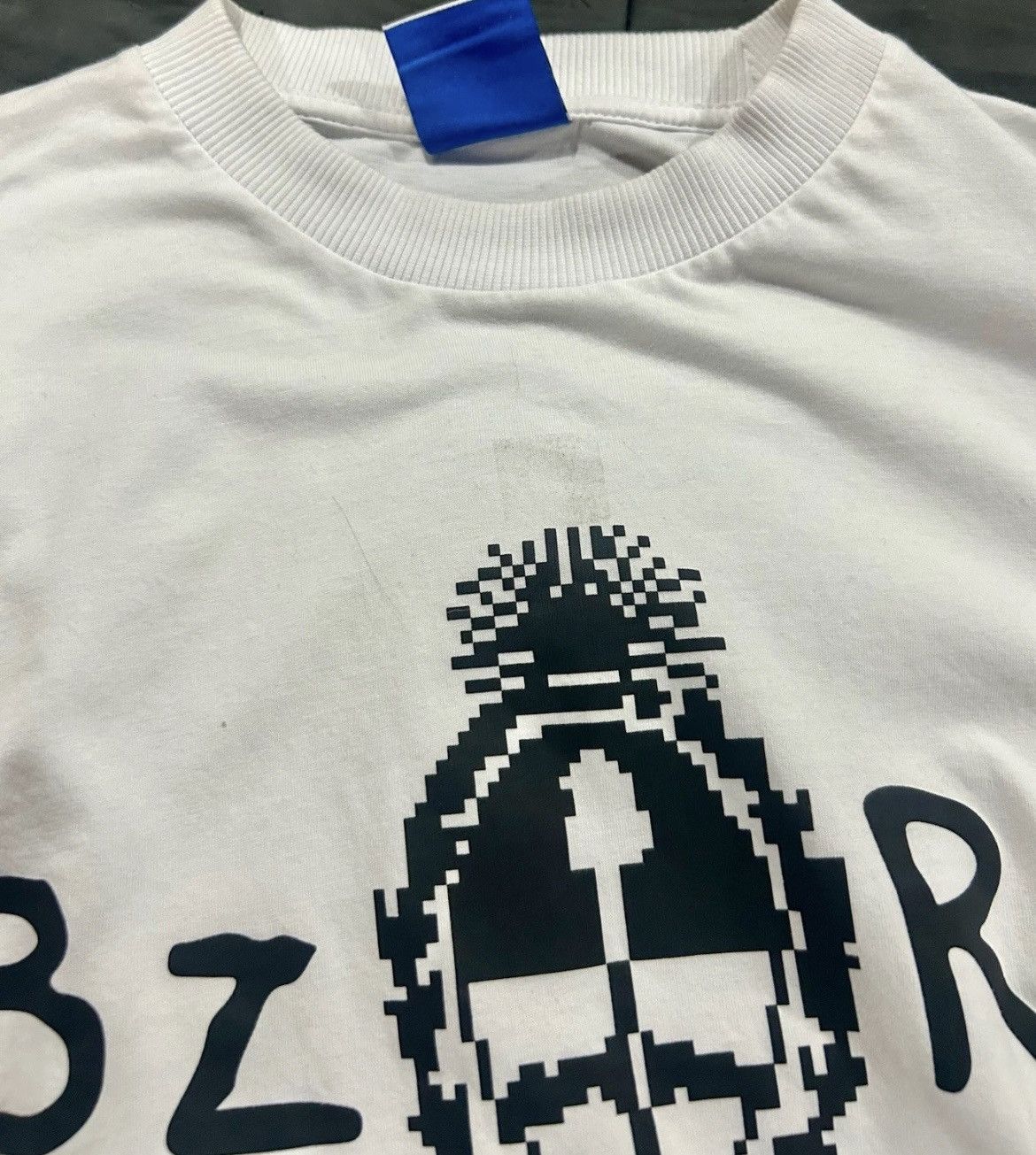 Marcelo Burlon Marcelo Burlon - BzRP- Graphic White T-Shirt Size Small Size US S / EU 44-46 / 1 - 6 Thumbnail