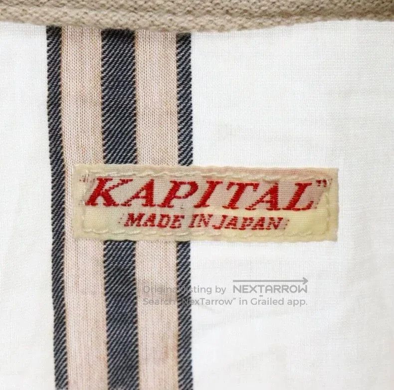 Kapital Kapital Vintage Loose High-Neck Striped T-shirt Size US M / EU 48-50 / 2 - 4 Thumbnail