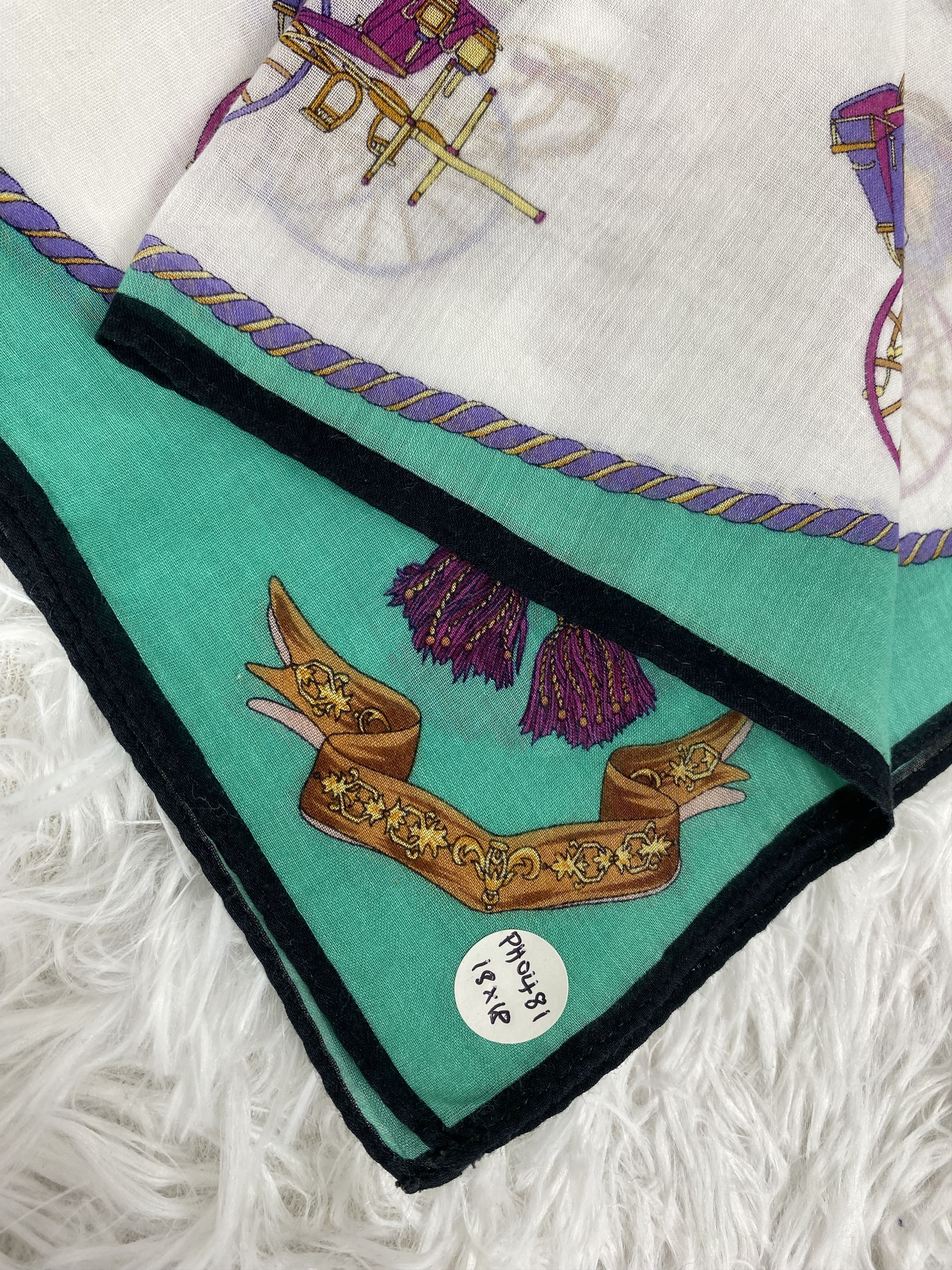 Celine Vintage Celine Handkerchief Neckerchief PH0481 Size ONE SIZE - 2 Thumbnail