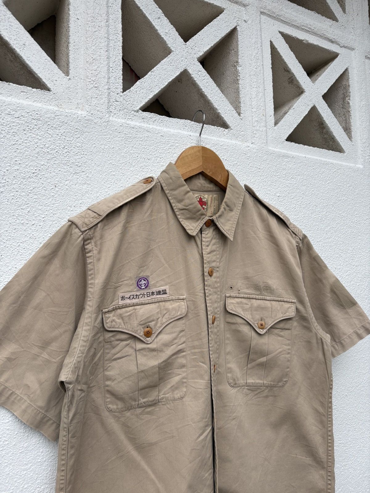 Ralph Lauren Vintage 1980 Boy Scout of America Shirt by Polo Ralph Lauren Size US L / EU 52-54 / 3 - 5 Thumbnail