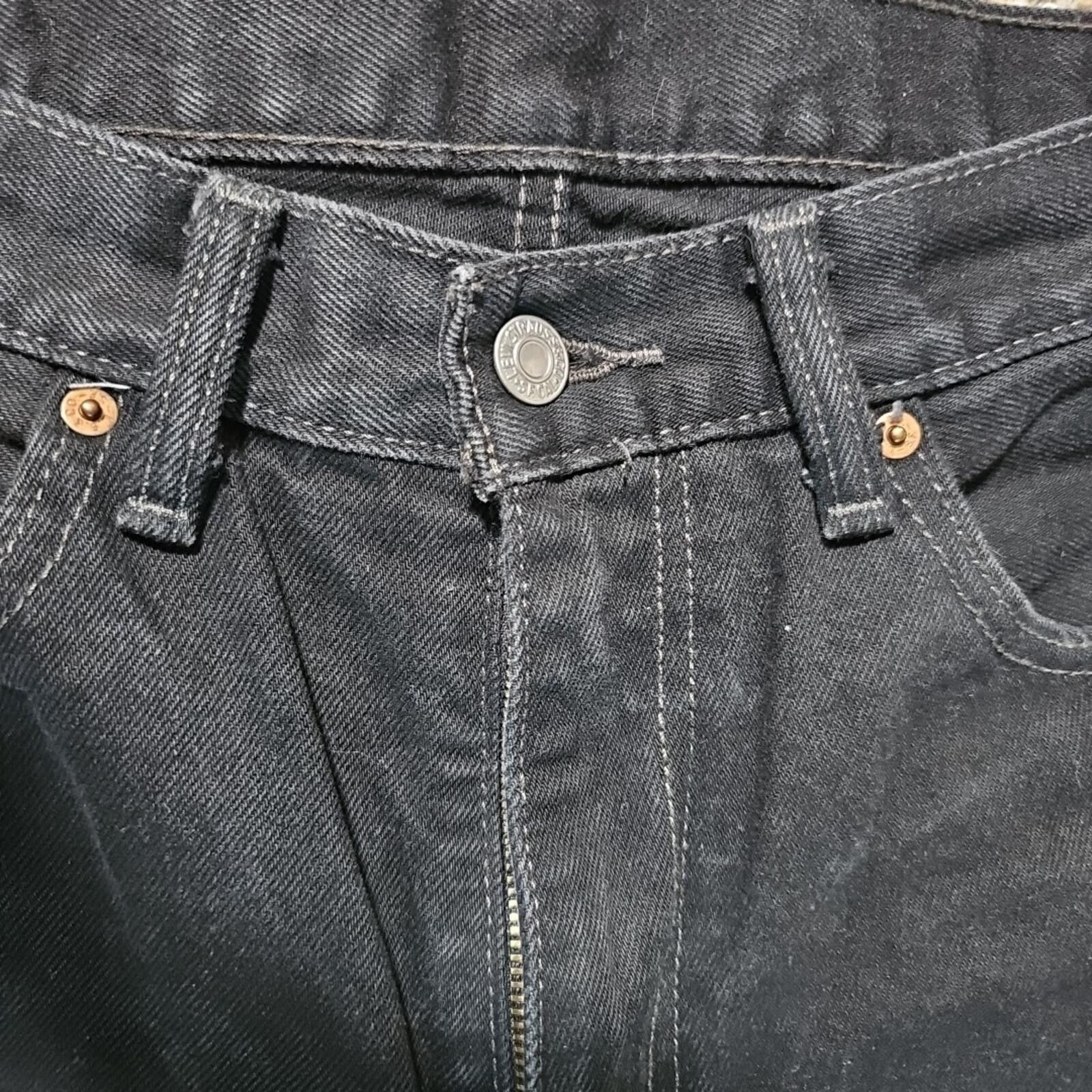 Levi's Levis 550 34x30 Black Jeans Size US 34 / EU 50 - 2 Thumbnail