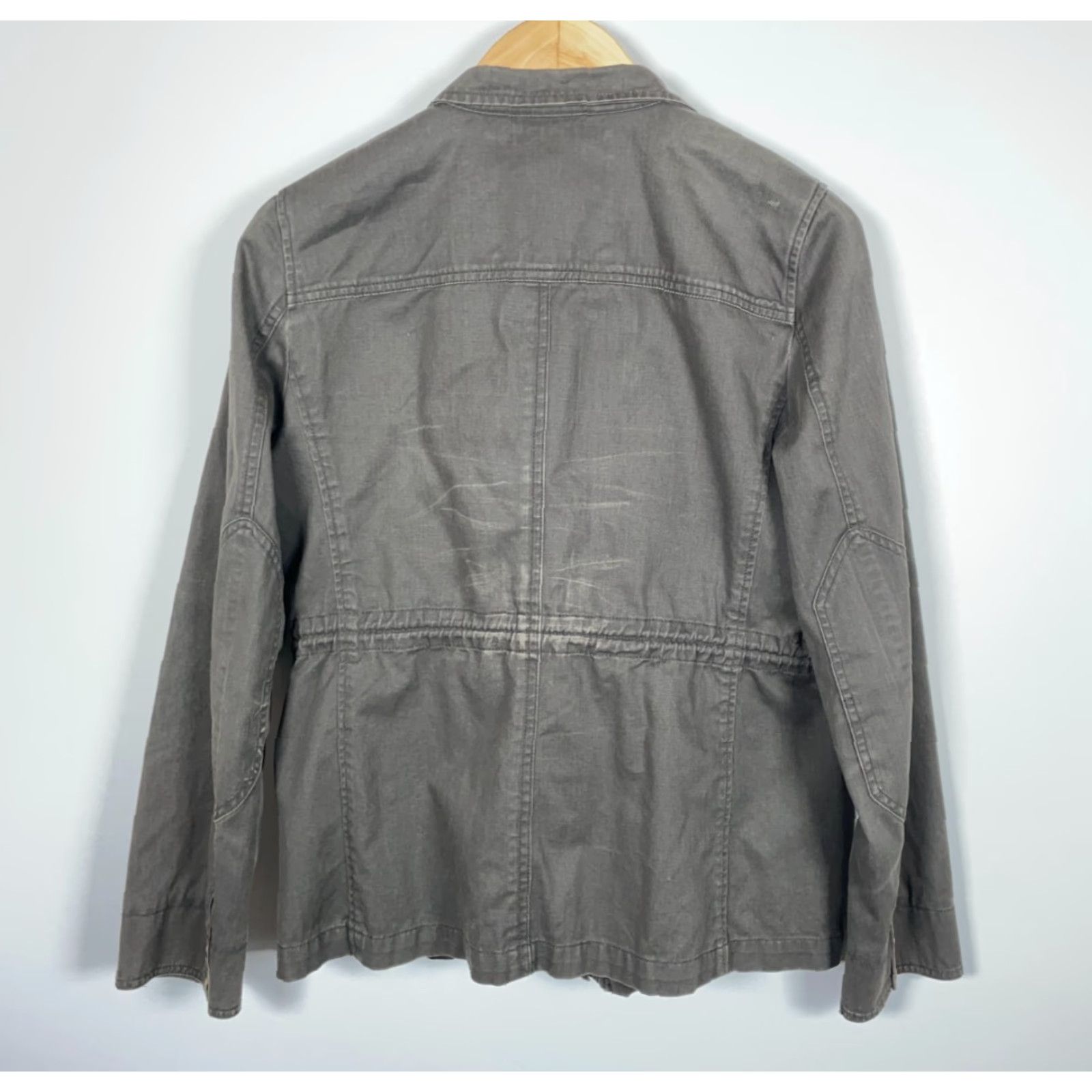J.Crew VINTAGE J.CREW Field Jacket Shirt Women's Large Green Lightweight Military Jacket Autumn Outdoor Women L Size L / US 10 / IT 46 - 2 Thumbnail