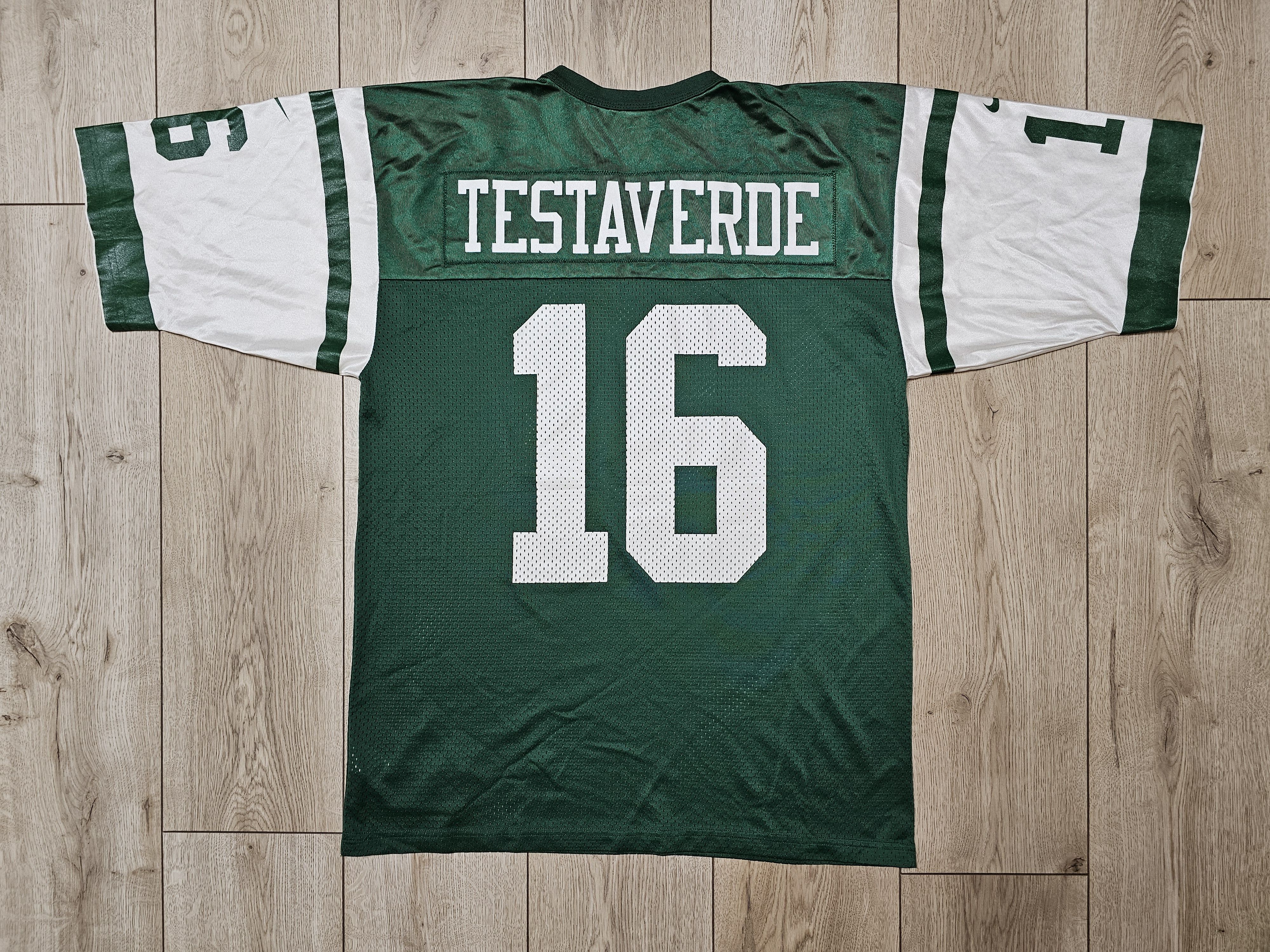 NFL × Nike × Vintage NEW YORK JETS VINTAGE JERSEY NIKE TESTAVERDE JERSEY NFL Size US L / EU 52-54 / 3 - 2 Thumbnail