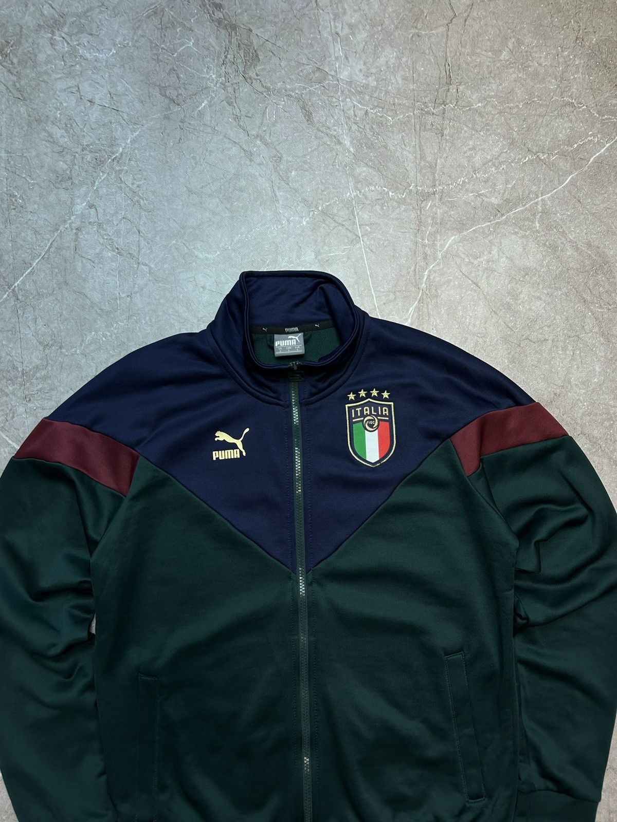 Puma × Vintage Puma Italia Vintage Football Zip Size US S / EU 44-46 / 1 - 8 Thumbnail