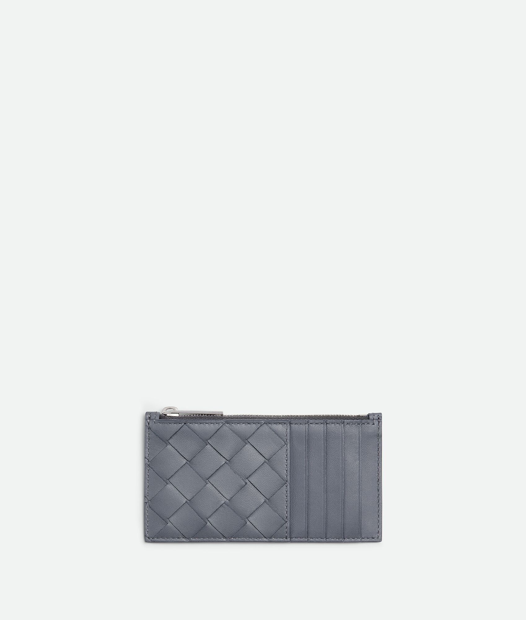Bottega Veneta o1loc1c0325 Size: OS / 667037 Zipped Card Holder Slate Grey Size ONE SIZE - 1 Thumbnail