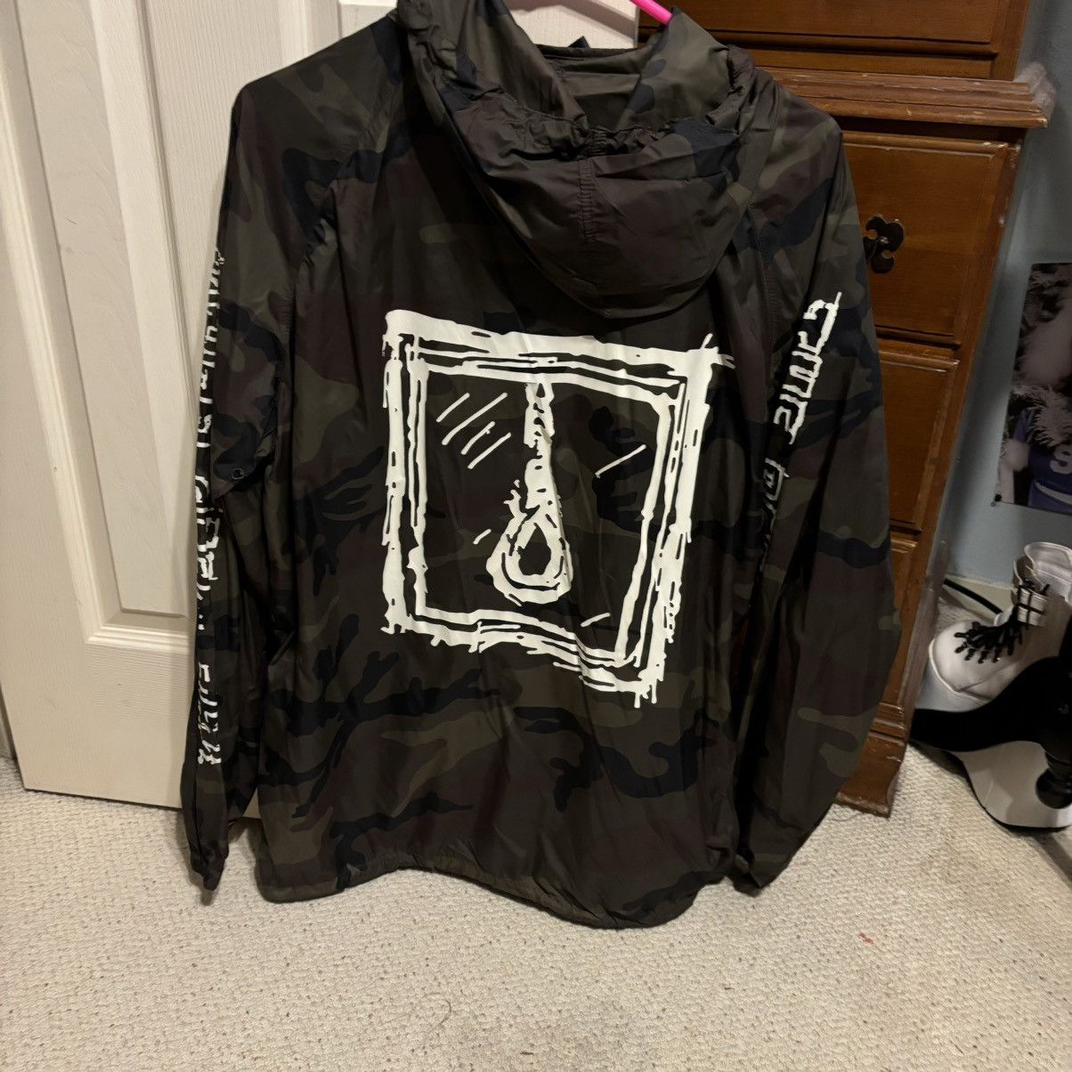 Lil Peep Lil Peep The Peep Show Windbreaker Noose Sad Face Size US M / EU 48-50 / 2 - 2 Thumbnail