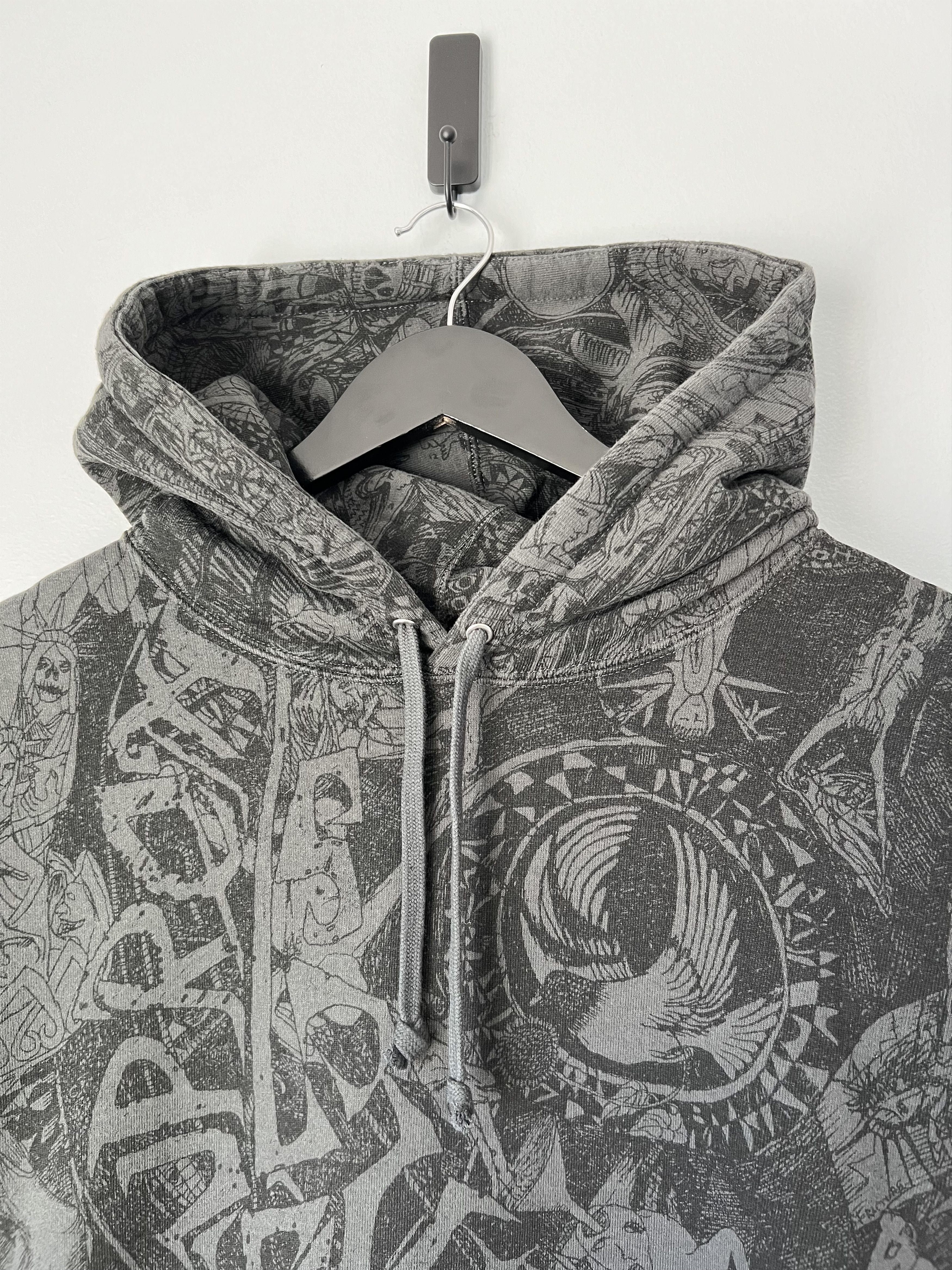 Supreme Supreme Liberty Hooded Sweatshirt in Washed Black Size US XL / EU 56 / 4 - 2 Thumbnail