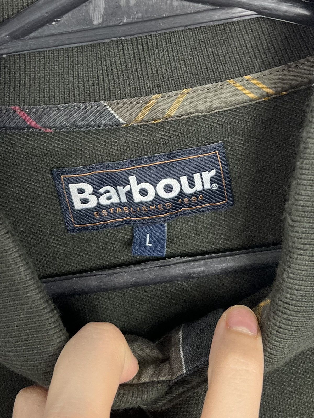 Barbour Longsleeve Barbour logo great color Size US L / EU 52-54 / 3 - 3 Thumbnail