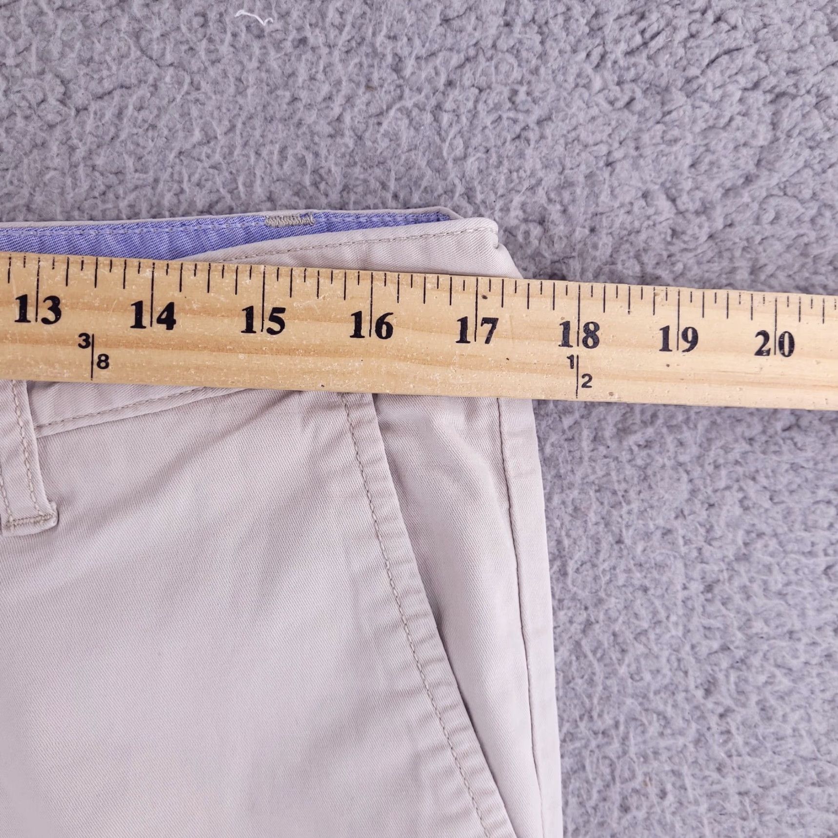 Nautica Nautica Pants Mens 34x27 Tan Chino Khaki Casual Dress Beacon pant Relax Straight Size US 34 / EU 50 - 6 Thumbnail