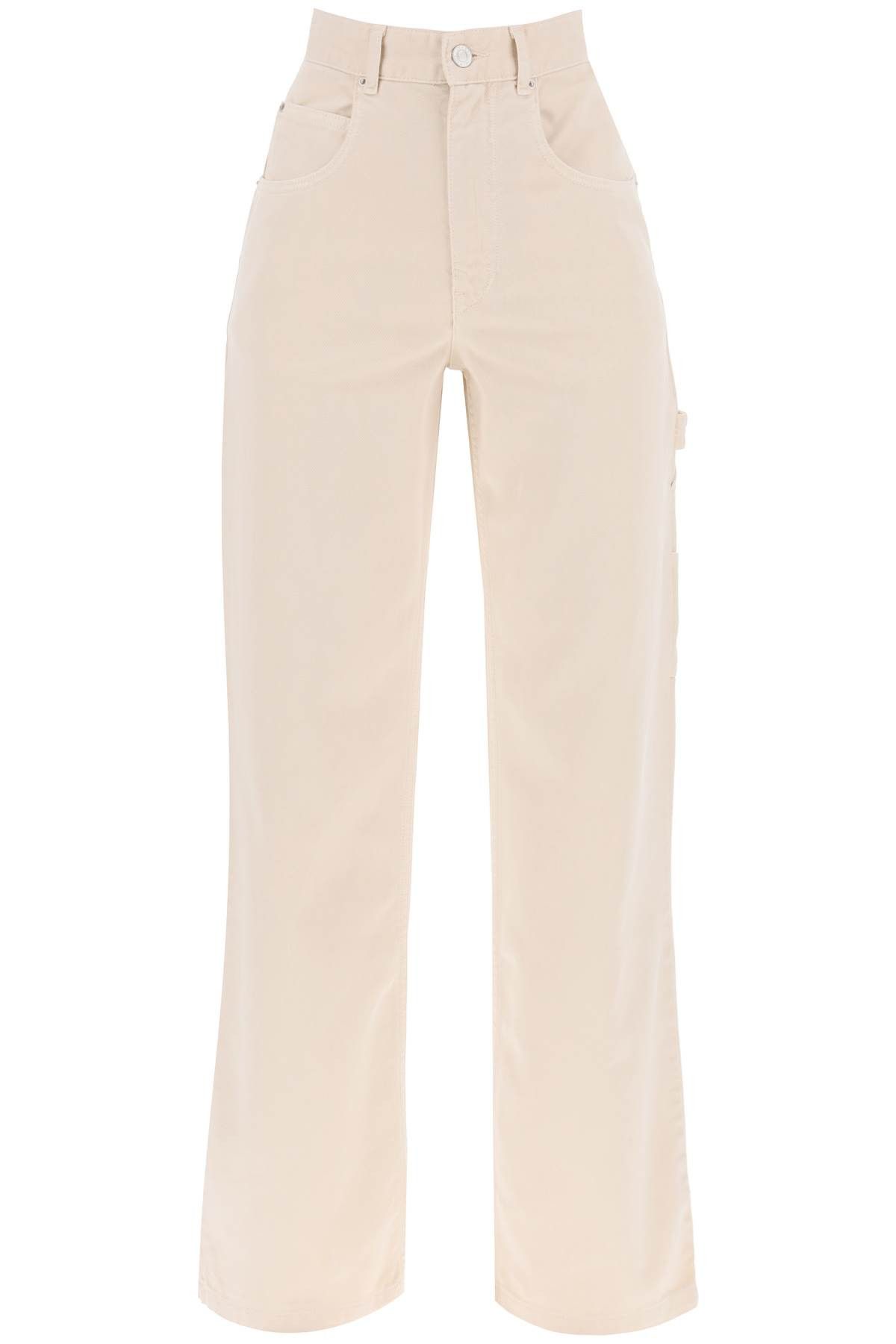 image of Isabel Marant Bymara Jeans in Ecru, Women's (Size 26)