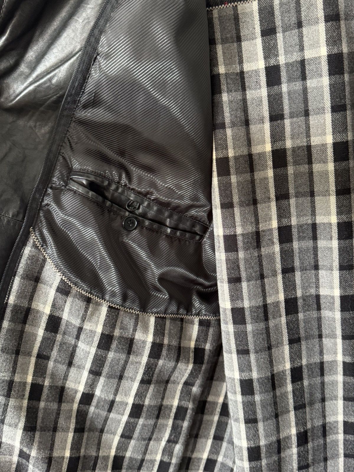 Milestone Milestone Premium Black Leather Jacket Size US XL / EU 56 / 4 - 4 Thumbnail