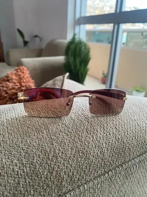 Electric Visual Rimless Square Sunglasses Size ONE SIZE - 2 Thumbnail