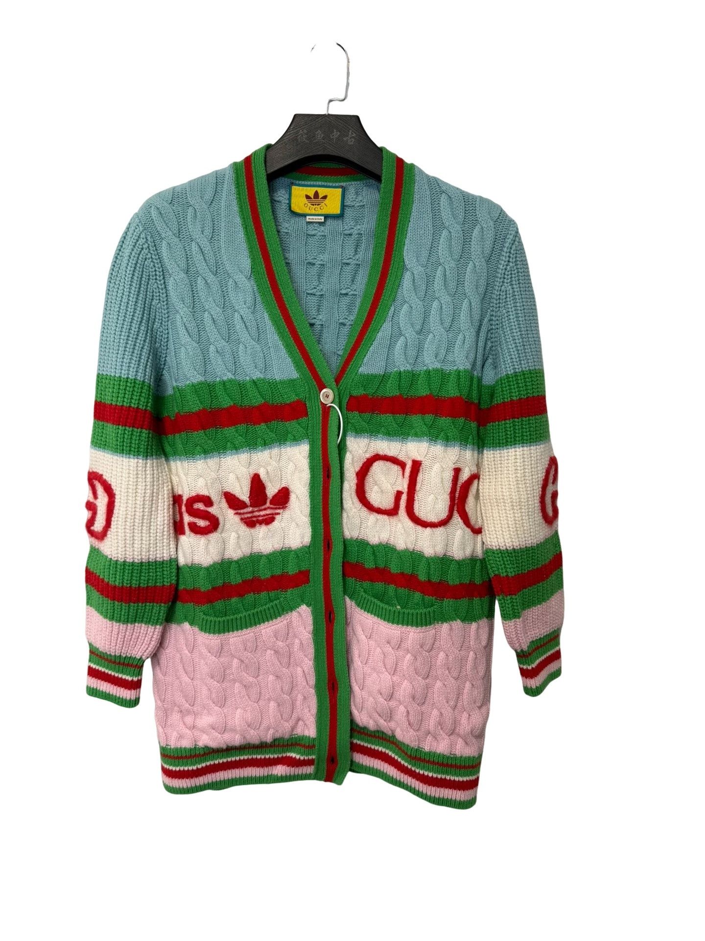 Gucci Gucci x Adidas Knit Cardigan Size M Size US M / EU 48-50 / 2 - 1 Thumbnail