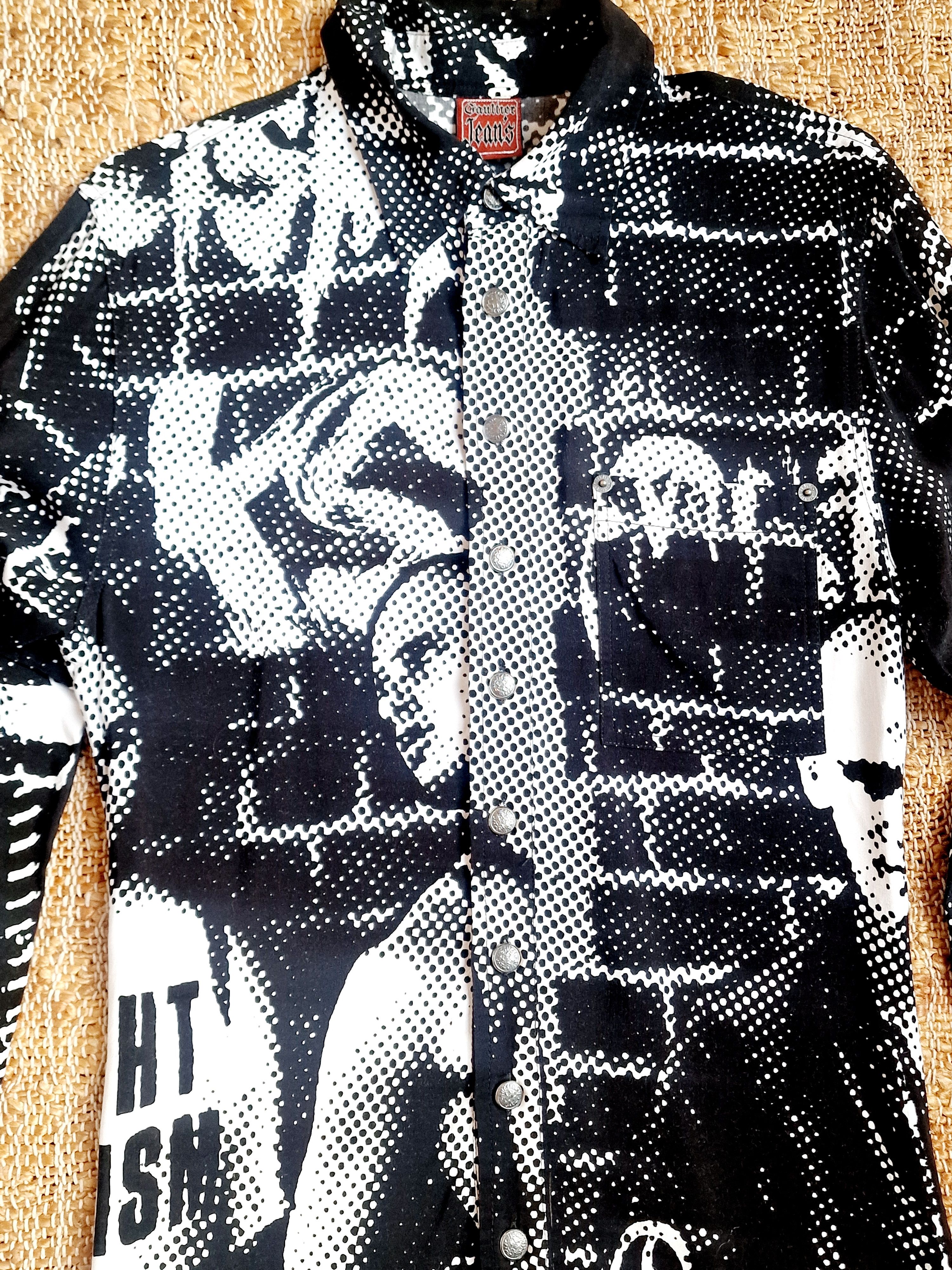 Jean Paul Gaultier Jean Paul Gaultier Fight Against Racism A/W 1997 Top Shirt Size S / US 4 / IT 40 - 14 Thumbnail