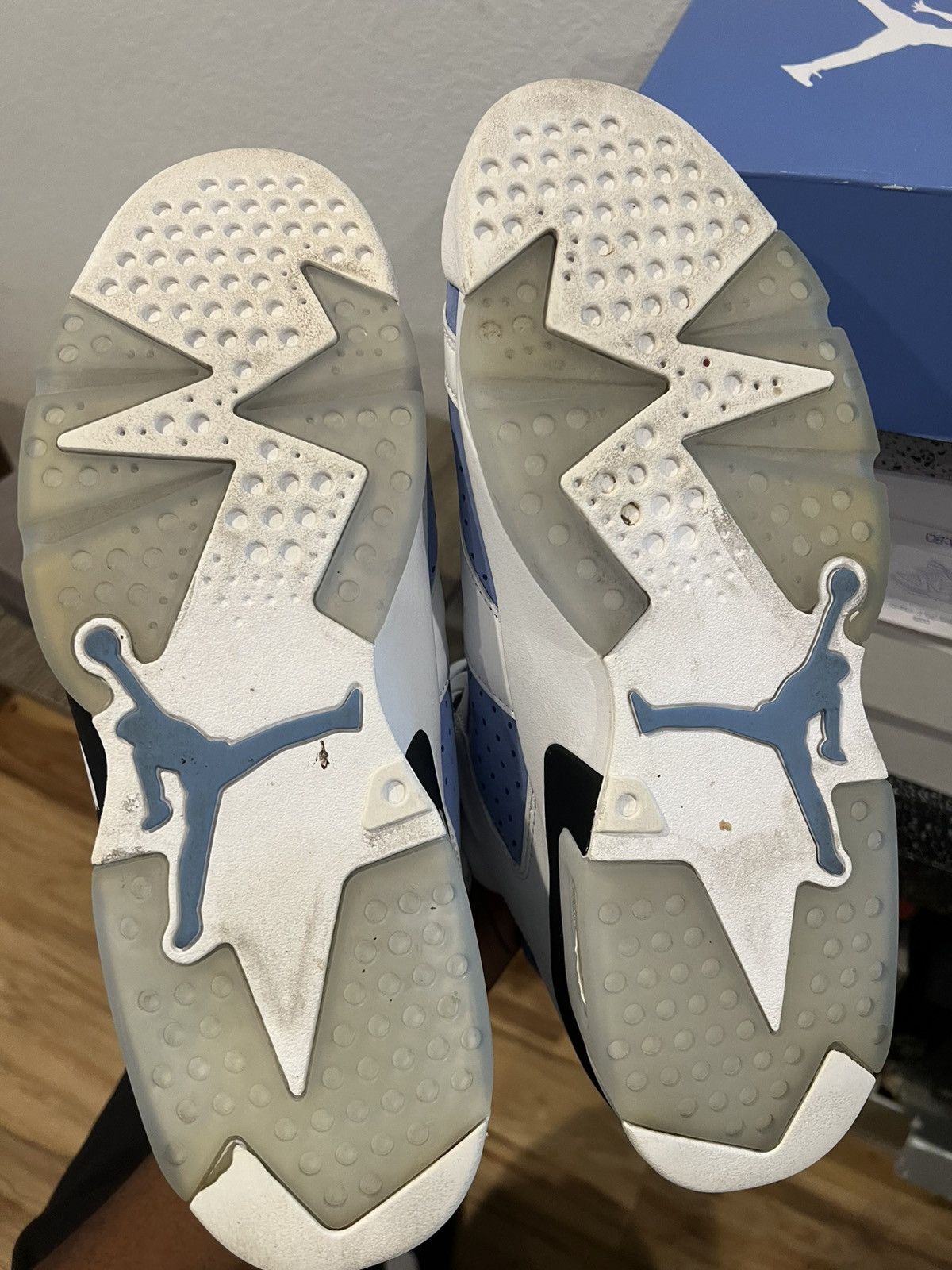Jordan Brand Jordan 6 Retro UNC White Size US 13 / EU 46 - 5 Thumbnail