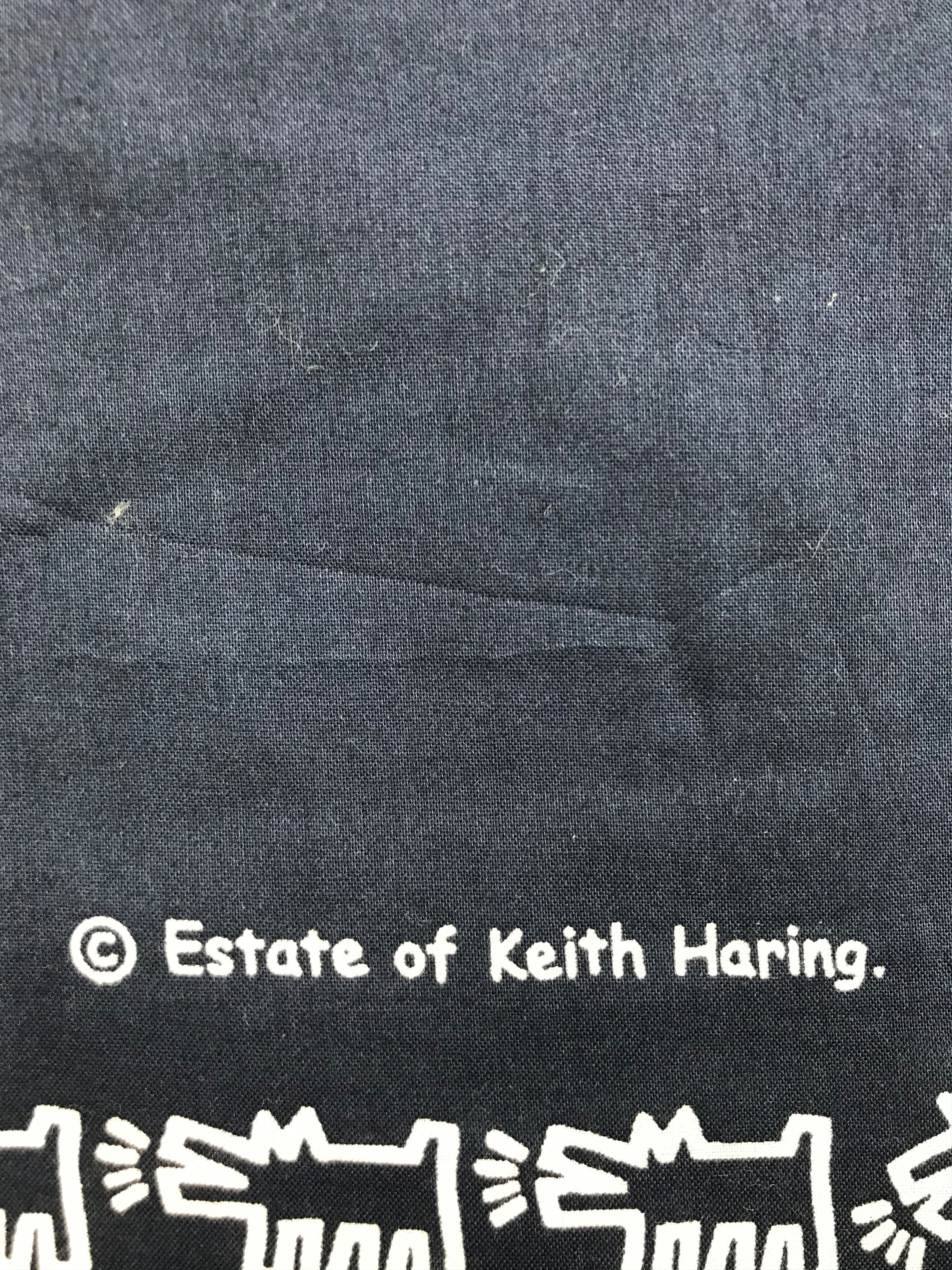 Keith Haring MB228 Keith Haring Bandana Vintage Designer Size ONE SIZE - 4 Thumbnail