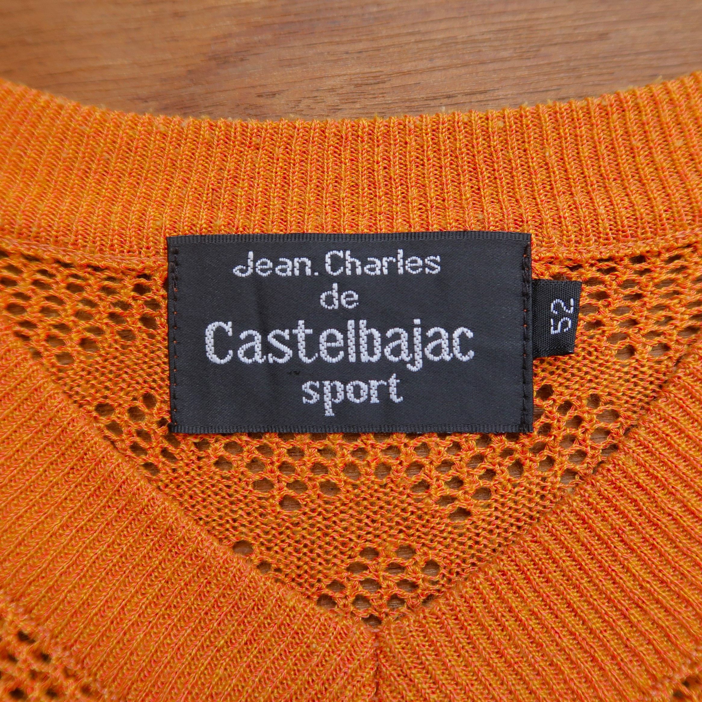 Japanese Brand 🔥RARE🔥1990s Castelbajac Psychedelic Mesh Knit Vest Size US L / EU 52-54 / 3 - 4 Thumbnail