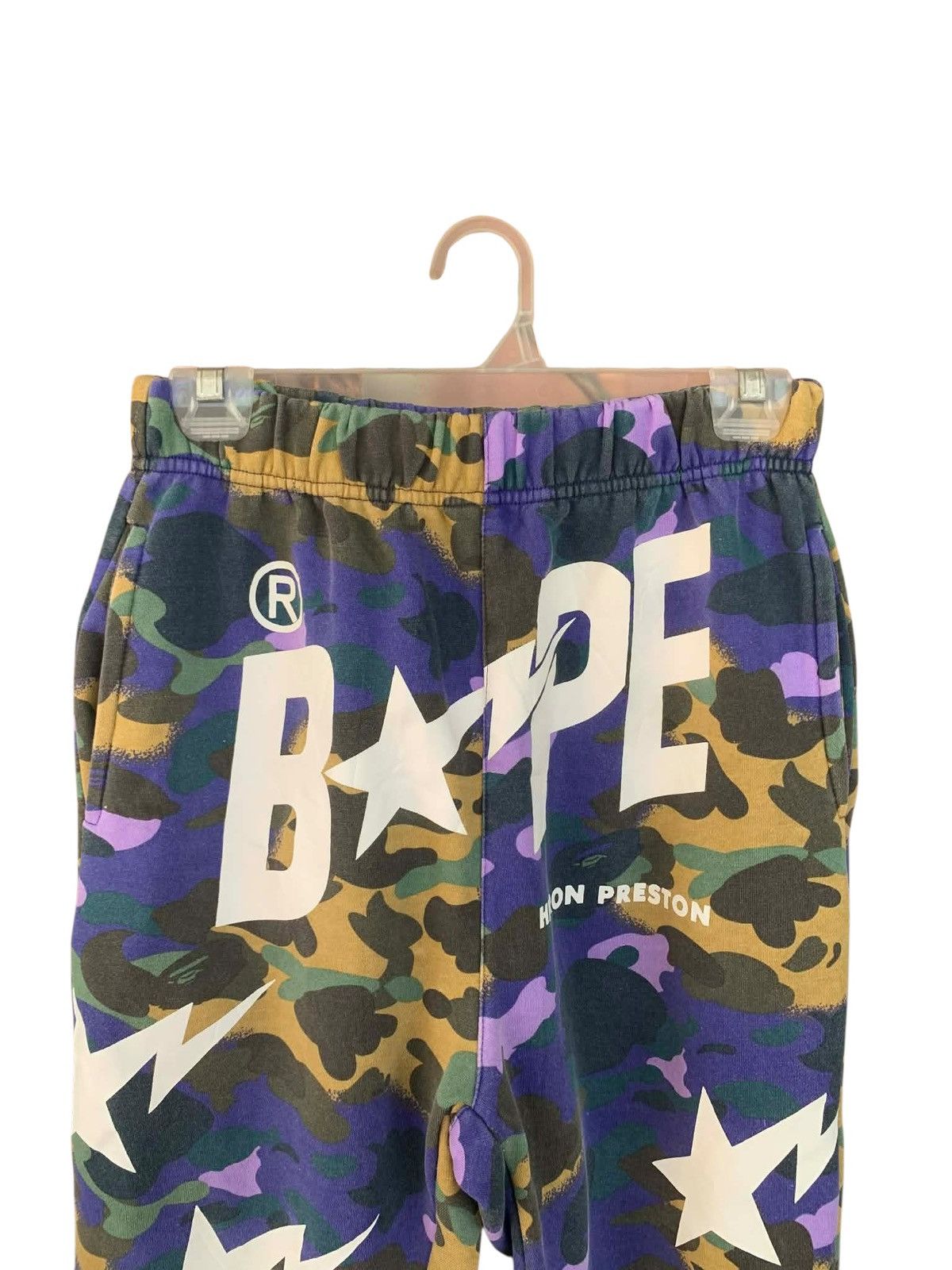 Bape × Heron Preston 🔥BAPE X HERON PRESTON CAMO JOGGER PANTS Size US 32 / EU 48 - 2 Thumbnail