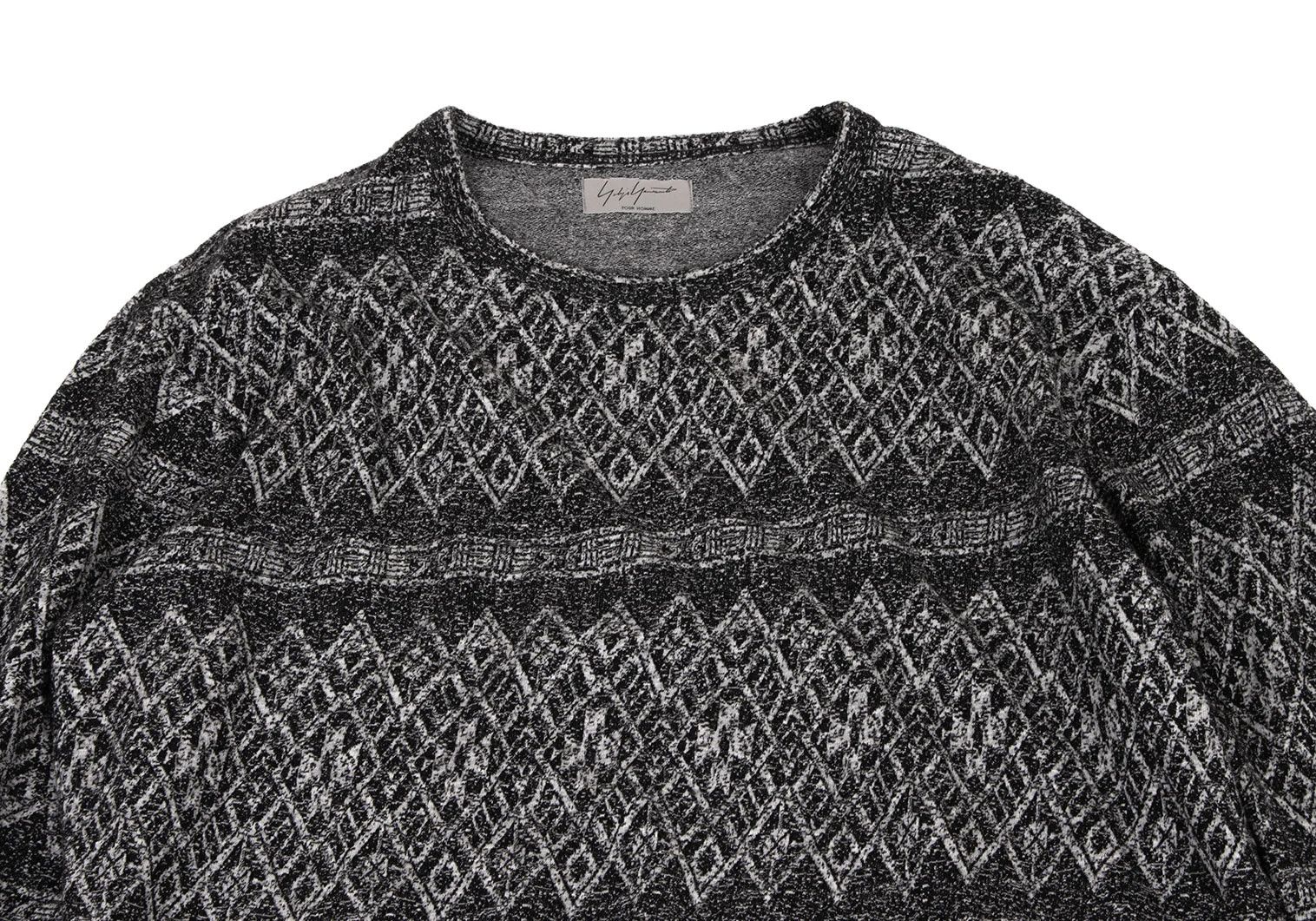 Yohji Yamamoto Yohji Yamamoto Asymmetrical Hem Knit in Black Gray Size US M / EU 48-50 / 2 - 2 Thumbnail