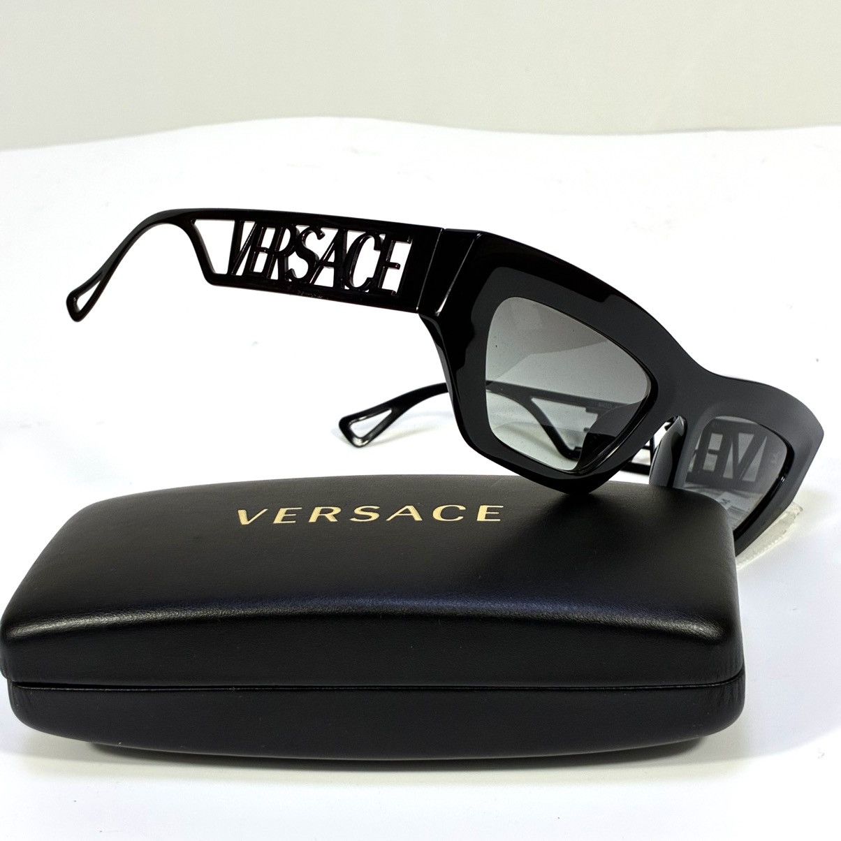 Versace Versace 53mm Irregular Sunglasses VE4432U 523211 Black NEW Size ONE SIZE - 15 Thumbnail