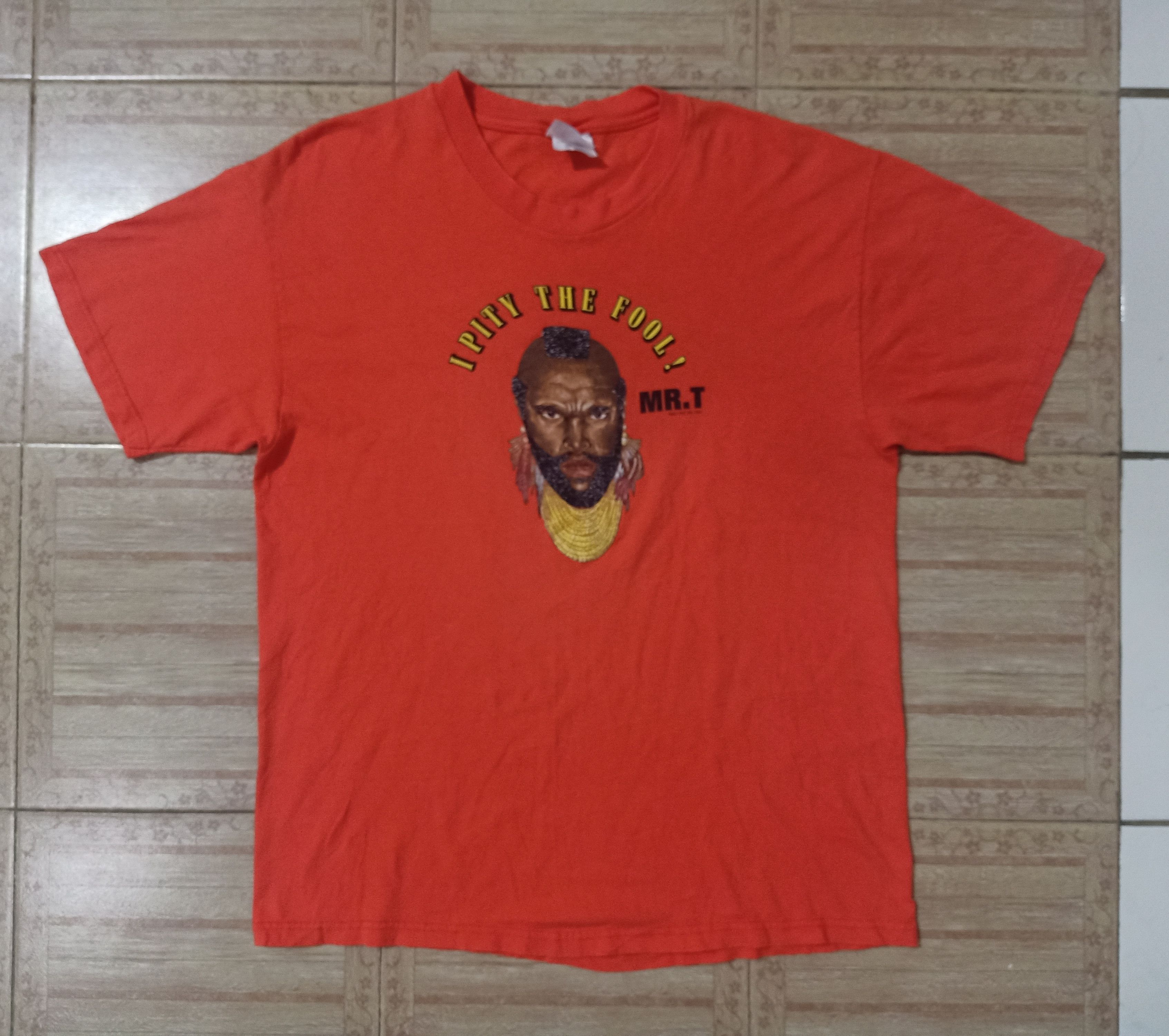 Rap Tees × Vintage Vintage Y2K MR. T I Pity The Fool! Size US L / EU 52-54 / 3 - 1 Thumbnail