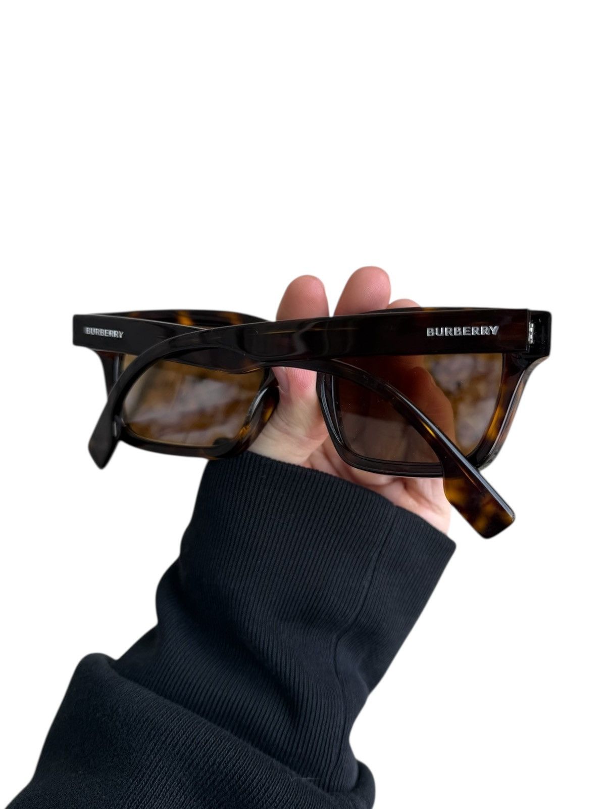 Burberry Burberry turtle shell brown sunglasses Size ONE SIZE - 4 Thumbnail