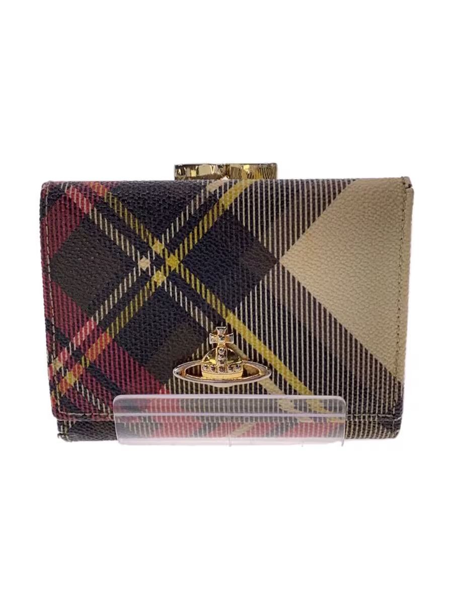 Vivienne Westwood Plaid Orb Leather Wallet Size ONE SIZE - 1 Thumbnail