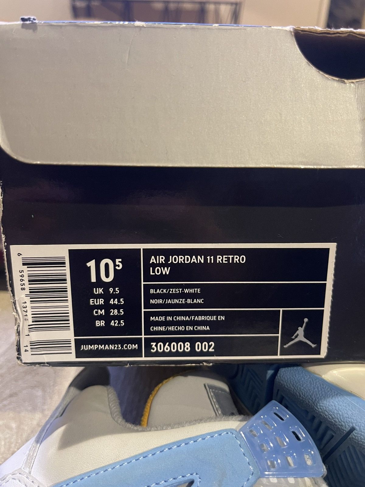 Jordan Brand Jordan 4 2006 Retro Mist Blue Size US 10 / EU 43 - 6 Thumbnail