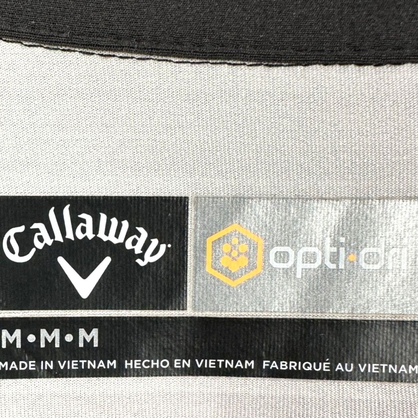 Callaway Callaway Opti-Dri Polo Shirt Mens Medium Black Gray Stripes Short Sleeve Rugby Golf Confident Breathable Vintage? No Size US M / EU 48-50 / 2 - 4 Thumbnail