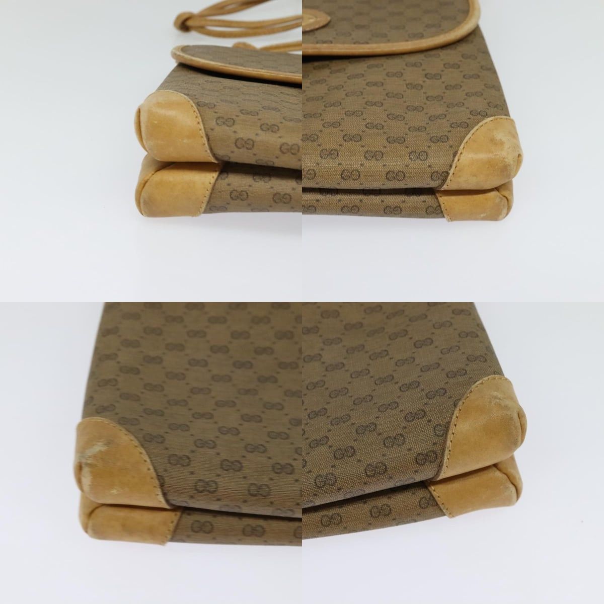Gucci GUCCI Micro GG Supreme Shoulder Bag Pvc Beige Gold 007 49 Size ONE SIZE - 10 Thumbnail