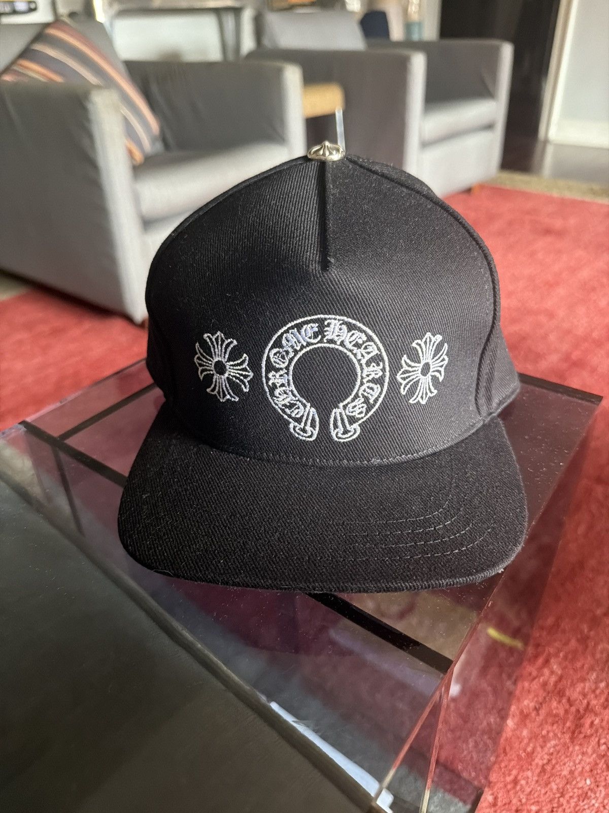 Chrome Hearts Chrome Hearts Horseshoe Trucker Size ONE SIZE - 1 Thumbnail