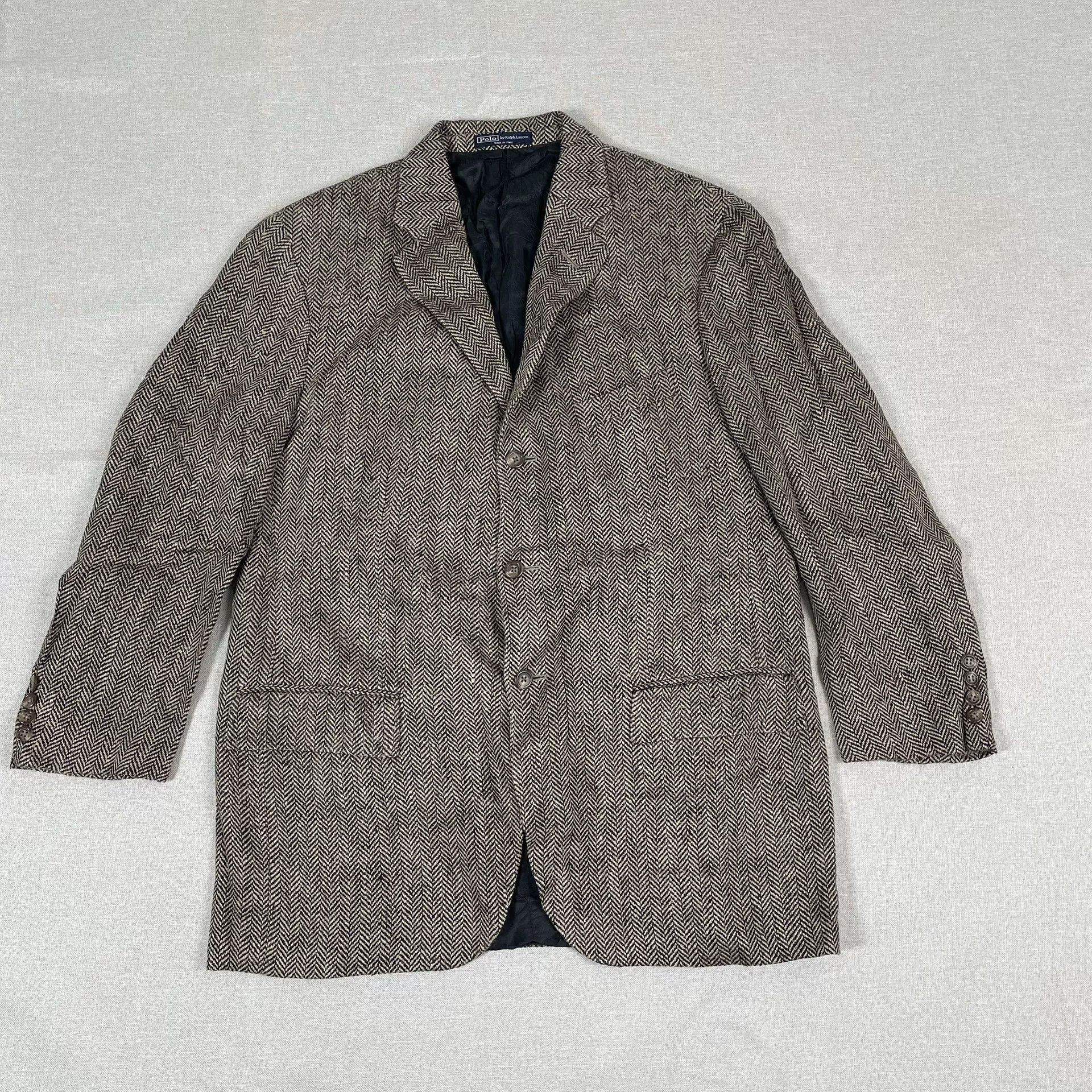 Polo Ralph Lauren Polo Ralph Lauren Tweed Silk Blazer 44 Size US S / EU 44-46 / 1 - 1 Thumbnail
