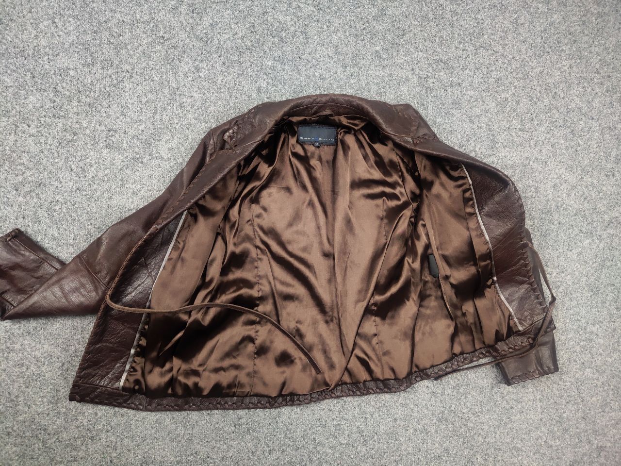 Chevignon Chevignon Vintage 90's Leather western cowboy Style Jacket Size M / US 6-8 / IT 42-44 - 17 Thumbnail
