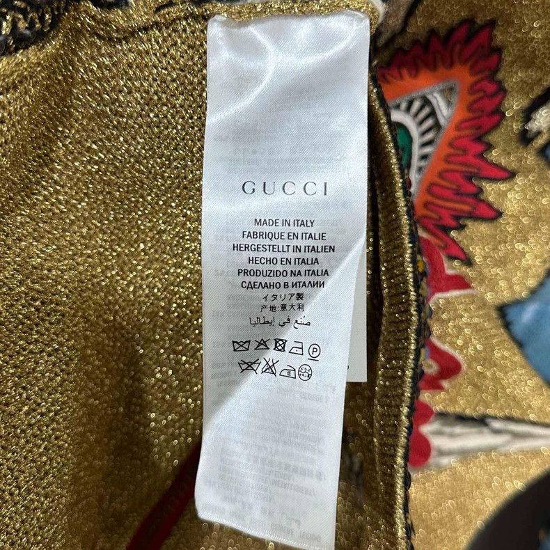 Gucci Gucci Long sleeves with zipper on the back of the parrot Size M / US 6-8 / IT 42-44 - 5 Thumbnail