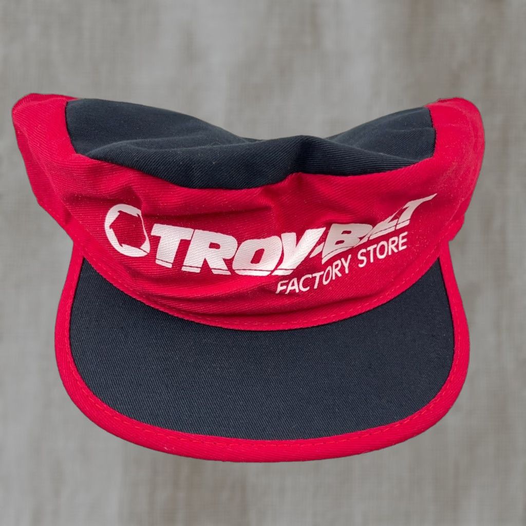 Vintage VINTAGE Troy Bilt Hat Cap USA 90s Trucker Snapback Red Cotton Twill Men One Size Size ONE SIZE - 1 Thumbnail