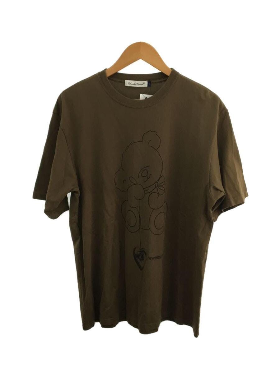 image of Undercover Ss22 Teddy Bear T-Shirt in Brown Green, Men's (Size XL)