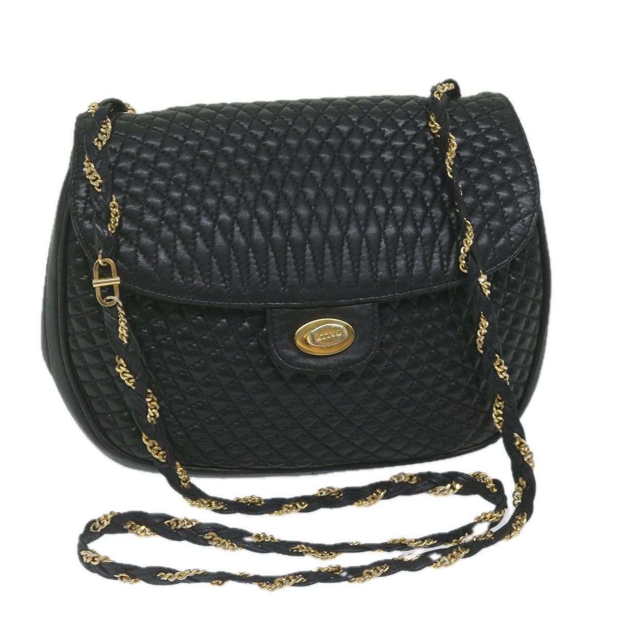 Bally Black Leather Shoulder Bag (Pre-Owned) Size ONE SIZE - 1 Thumbnail