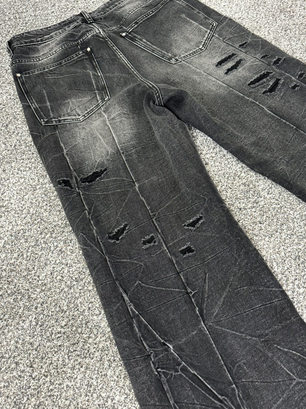 Insomnia Visuals INSOMNIA VISUALS Washed Vex Denim Size US 34 / EU 50 - 7 Thumbnail