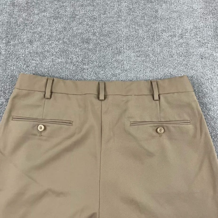 Jos. A. Bank VINTAGE Jos. A Bank David Leadbetter Pants Mens 34 x 32 Brown Pleated Golf Trousers Retro Size US 34 / EU 50 - 7 Thumbnail