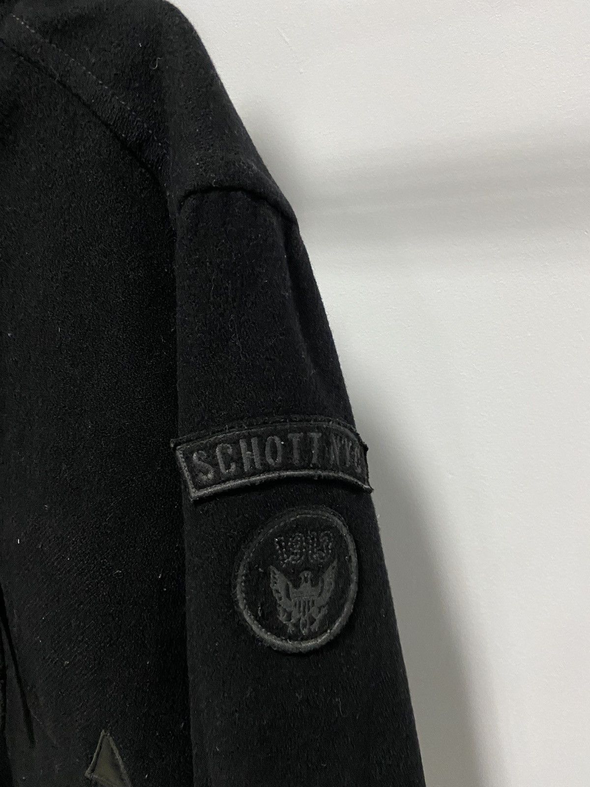 Schott × Vintage Schott zip hoodie jacket logo sleeve Size US L / EU 52-54 / 3 - 4 Thumbnail