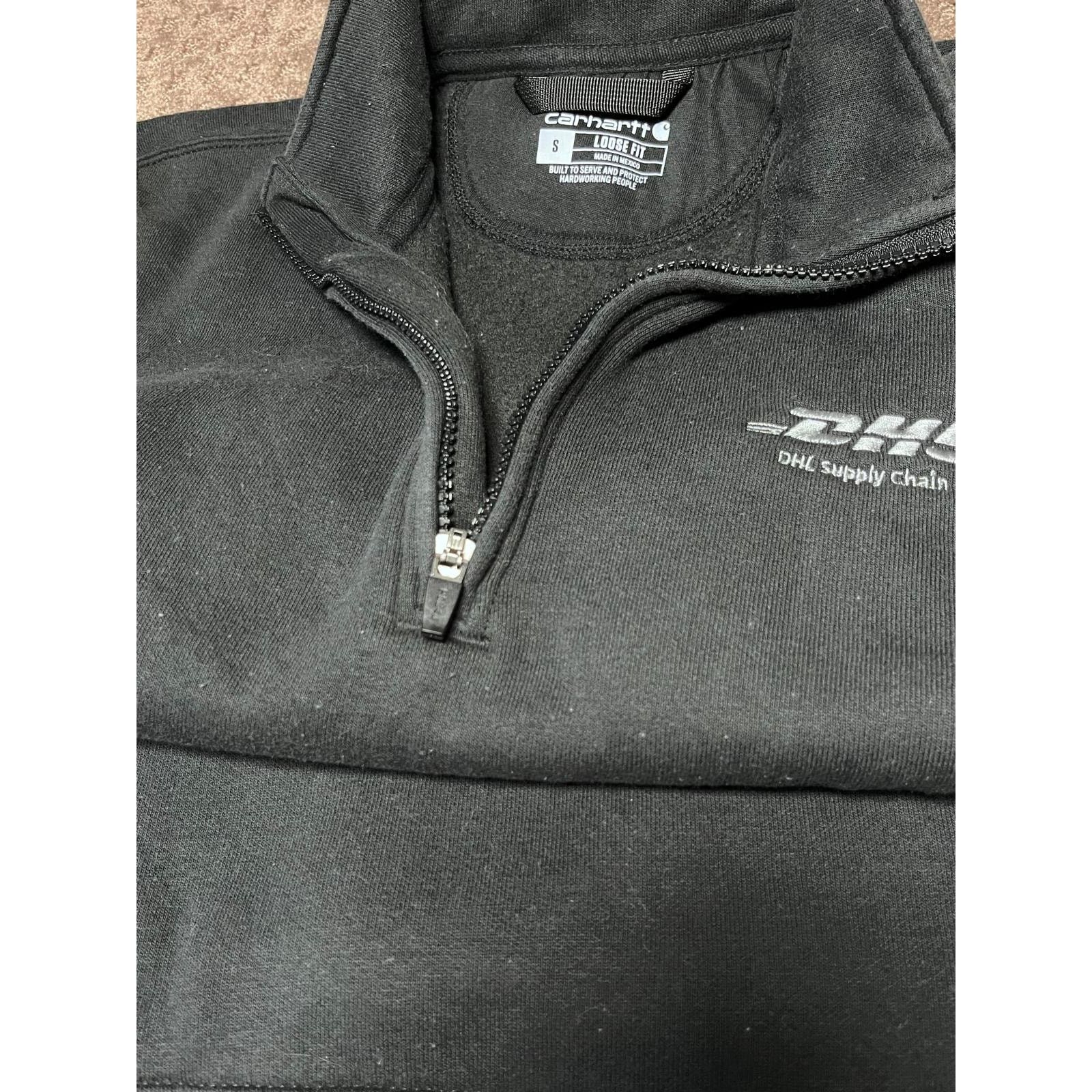 Carhartt 📦 Carhartt x DHL Supply Chain 1/4 Zip Sweatshirt – Size S Size S / US 4 / IT 40 - 3 Thumbnail