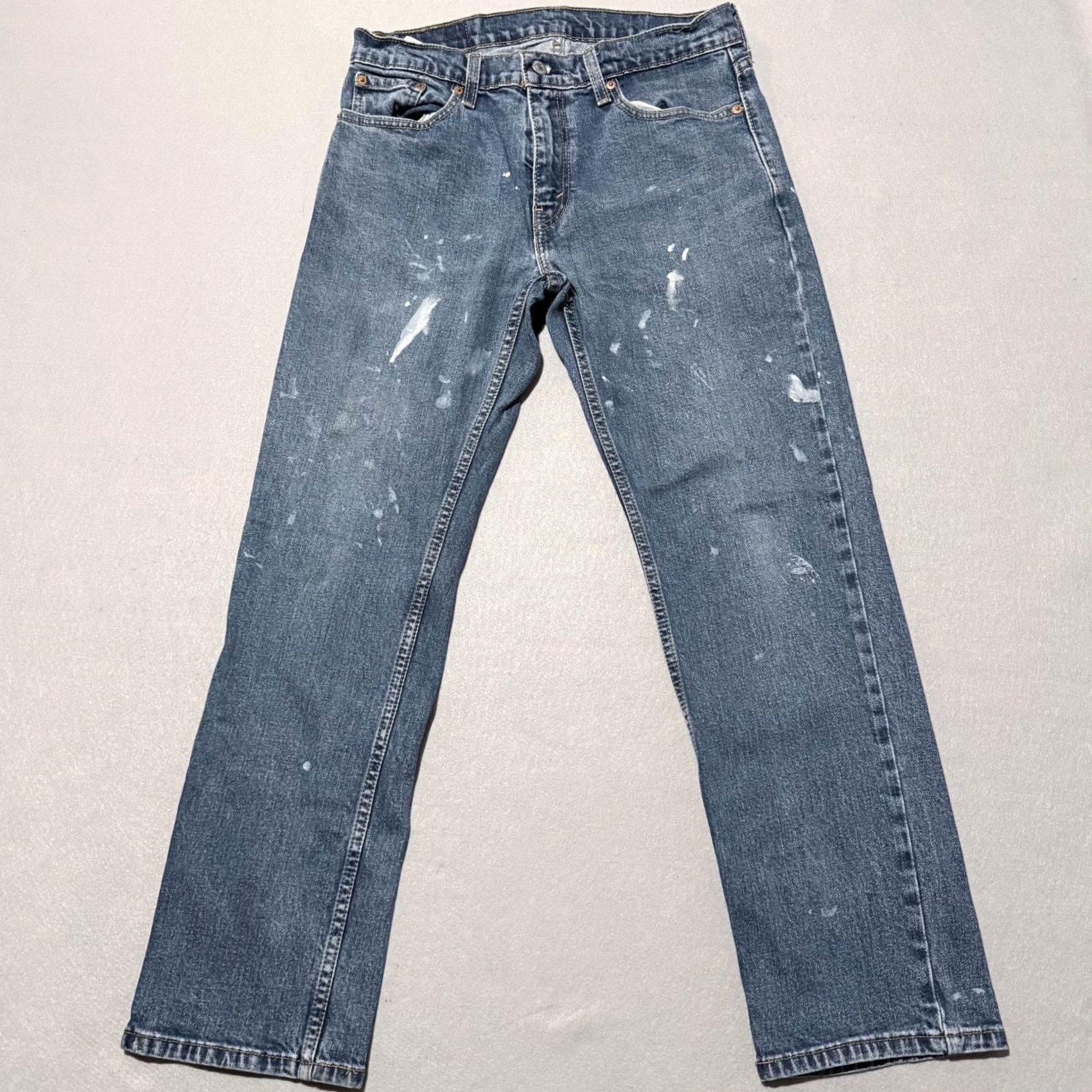 Levi's Levi’s 559 Jeans Men Blue Denim Mid Rise Relaxed Straight Zip Fly - 30X30 Size US 30 / EU 46 - 2 Thumbnail