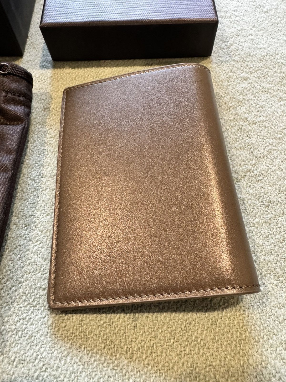 Yves Saint Laurent Saint Laurent Paris Credit Card Wallet in Smooth Leather Size ONE SIZE - 8 Thumbnail