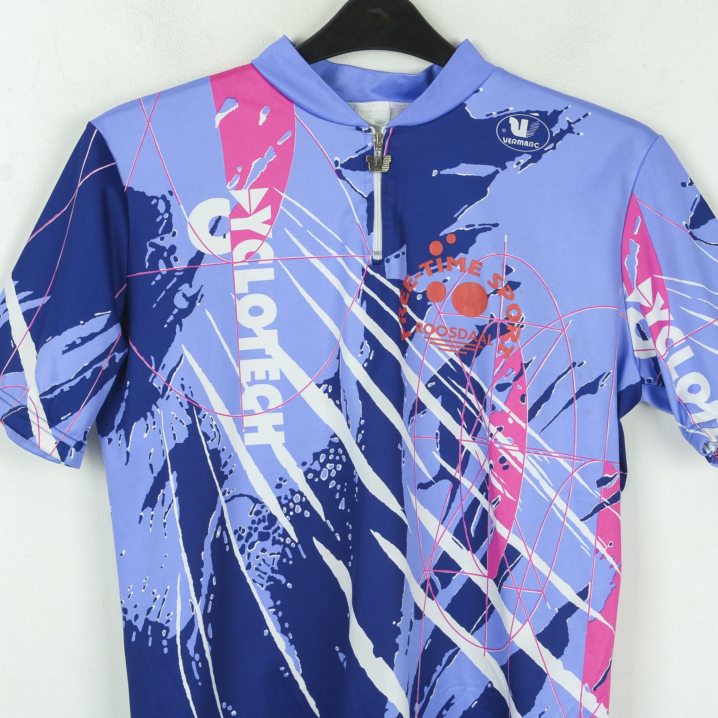 Vintage Vermarc Men L Jersey Shirt 90's Biking Kit Logo Road MTB Top Size US L / EU 52-54 / 3 - 2 Thumbnail