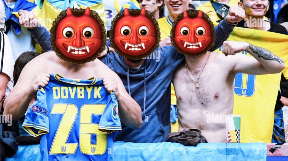Joma 2020 2024 GAME ISSUE Ukraine National Dovbyk Soccer Jersey L Size US L / EU 52-54 / 3 - 4 Thumbnail