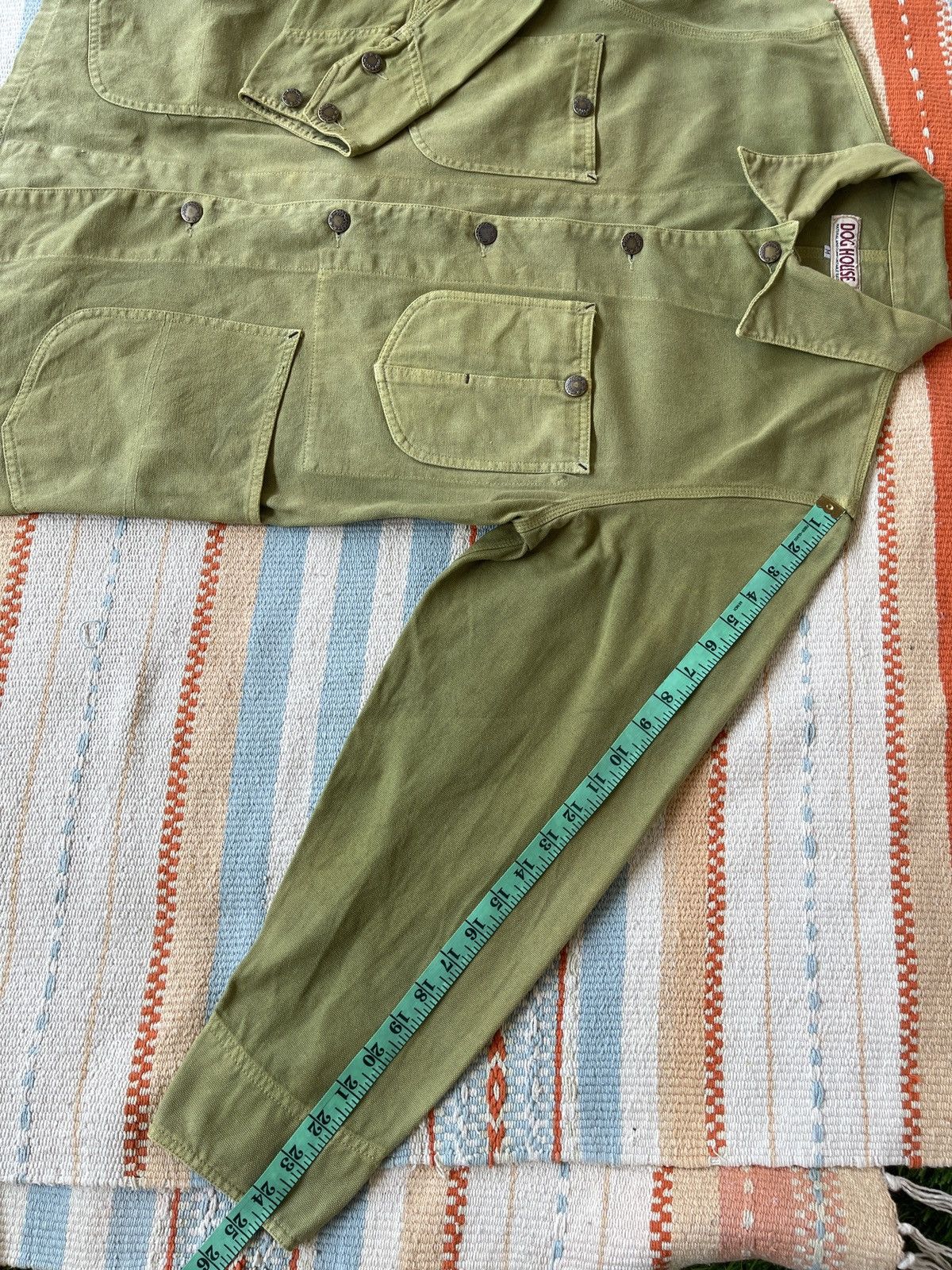 Le Grande Bleu (L.G.B.) Vintage 90s Faded Green Army🔥DOGHOUSE🔥Military Parka Jacket Size US M / EU 48-50 / 2 - 14 Thumbnail