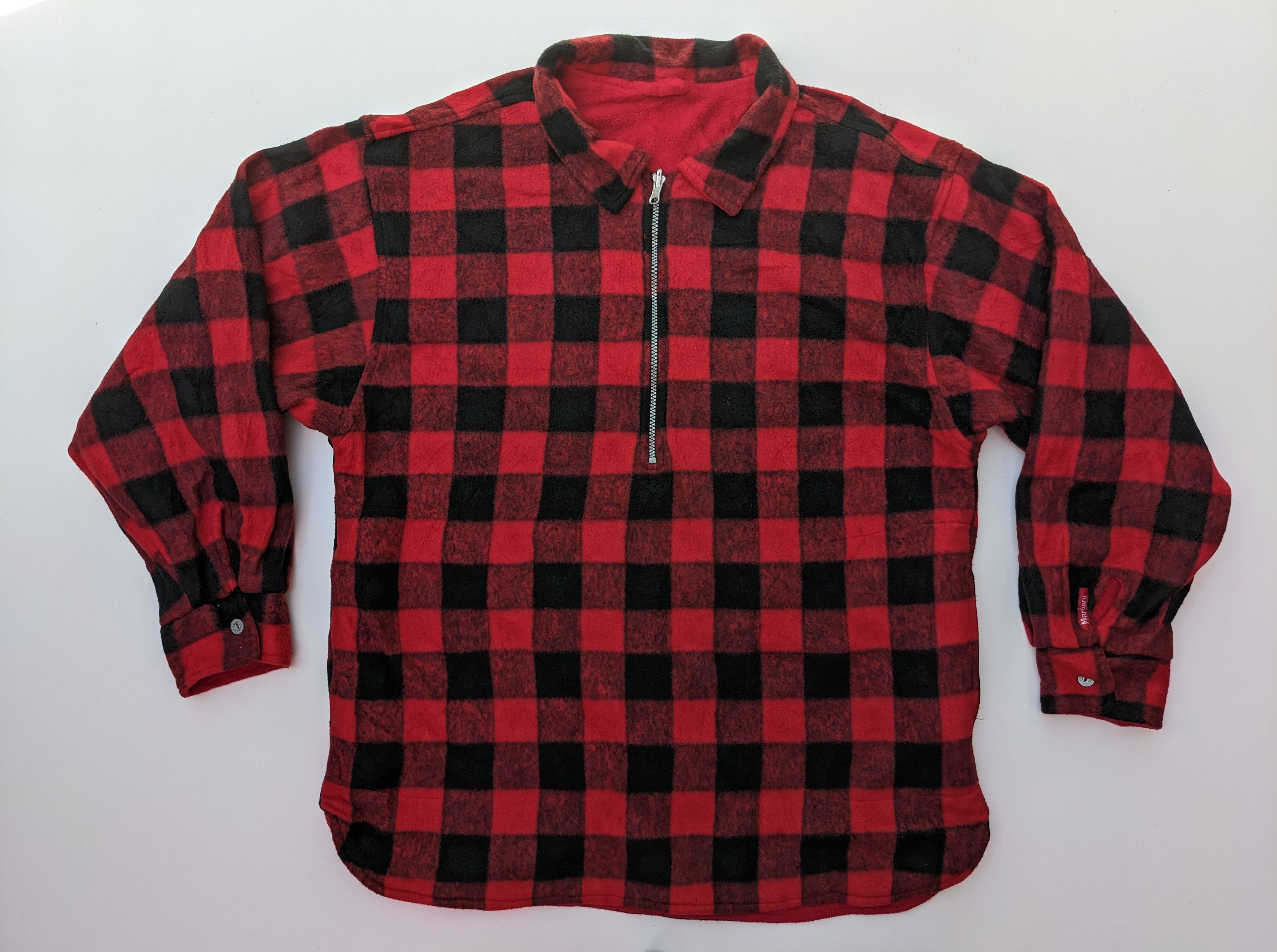 Marlboro Vintage Malboro halfzipper reversible jacket Size US XL / EU 56 / 4 - 2 Thumbnail